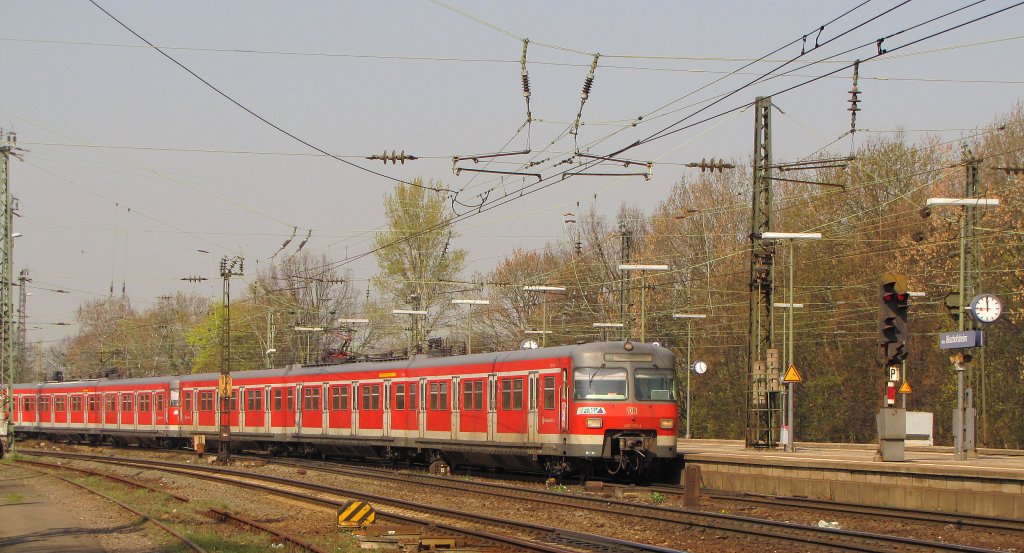 DB S-Bahn Rhein-Main 420 792-4 als S 35935 (S 9) von Wiesbaden Hbf nach Hanau Hbf, in Mainz-Bischofsheim; 29.03.2011