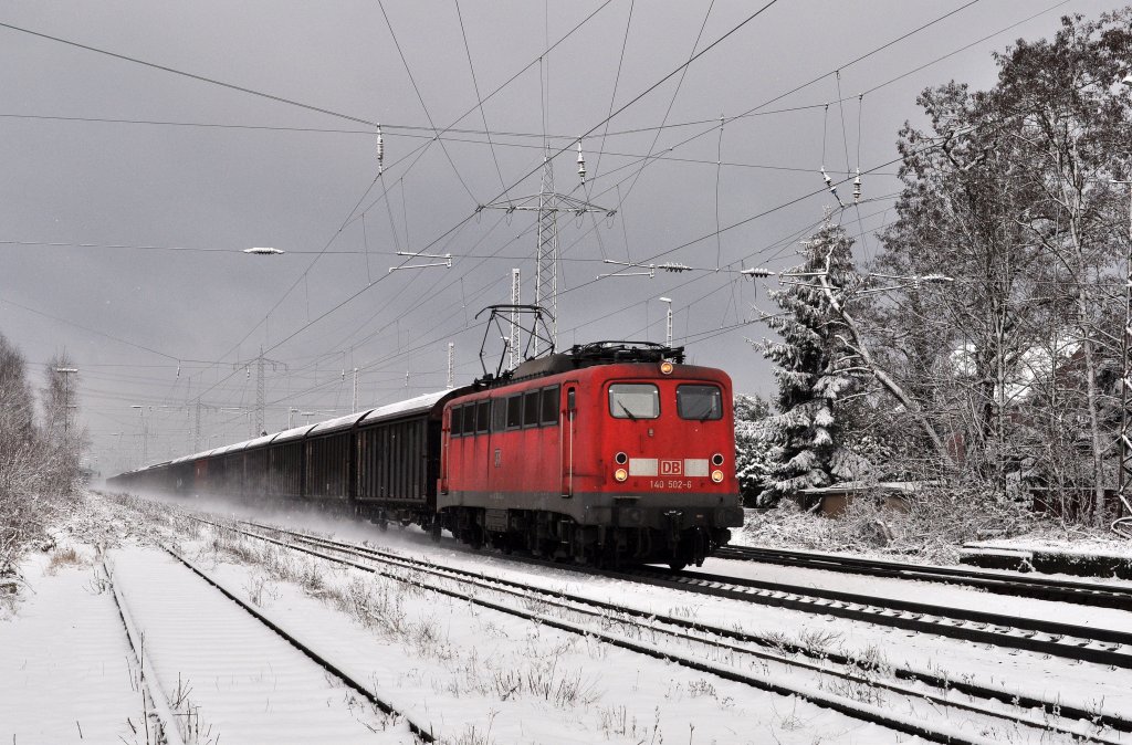 DB Schenker 140 502-6 Lintorf 30 Januari 2010
