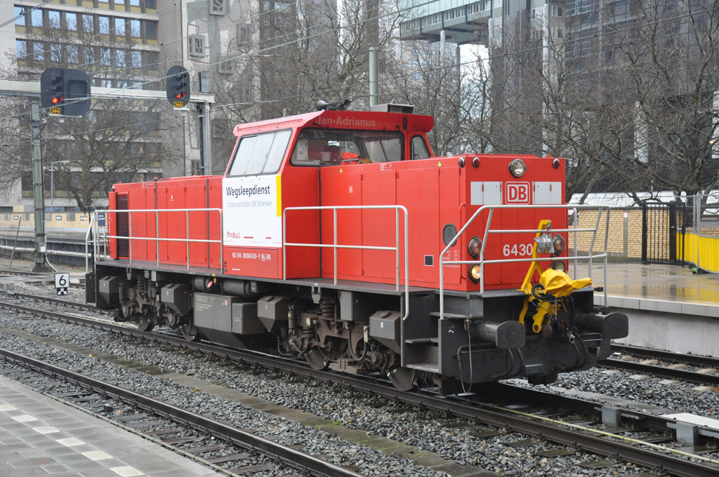 DB Schenker 6430 fr Prorail Abschleppdienst, aufgenommen 09/03/2013 in Bahnhof Rotterdam Centraal 