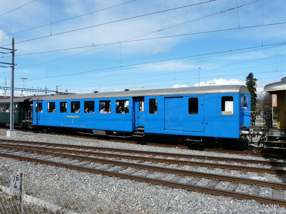 DBB - Personenwagen BRi 4652 unterwegs mit dem Whisky Train in Murten am 13.04.2013