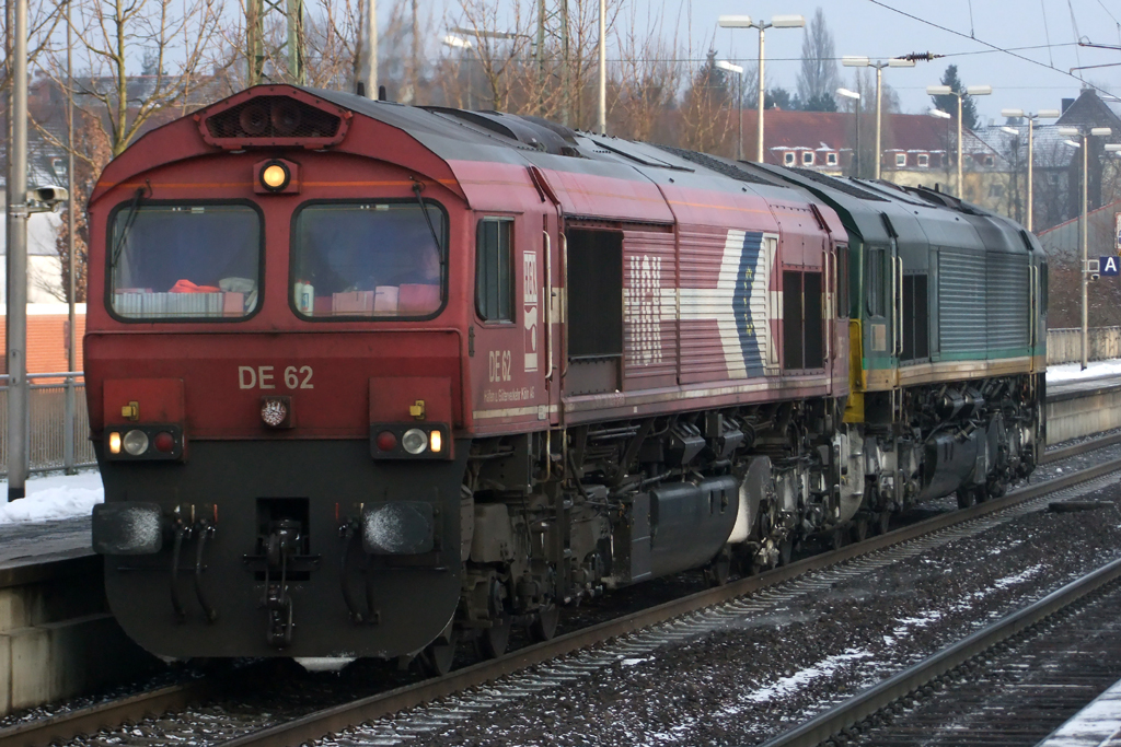 DE 62 mit DE 67 in Recklinghausen 9.2.2013