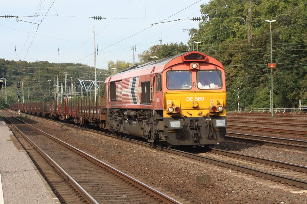 DE 669 (HGK)fuhr am 10.09.11 durch Kln West.