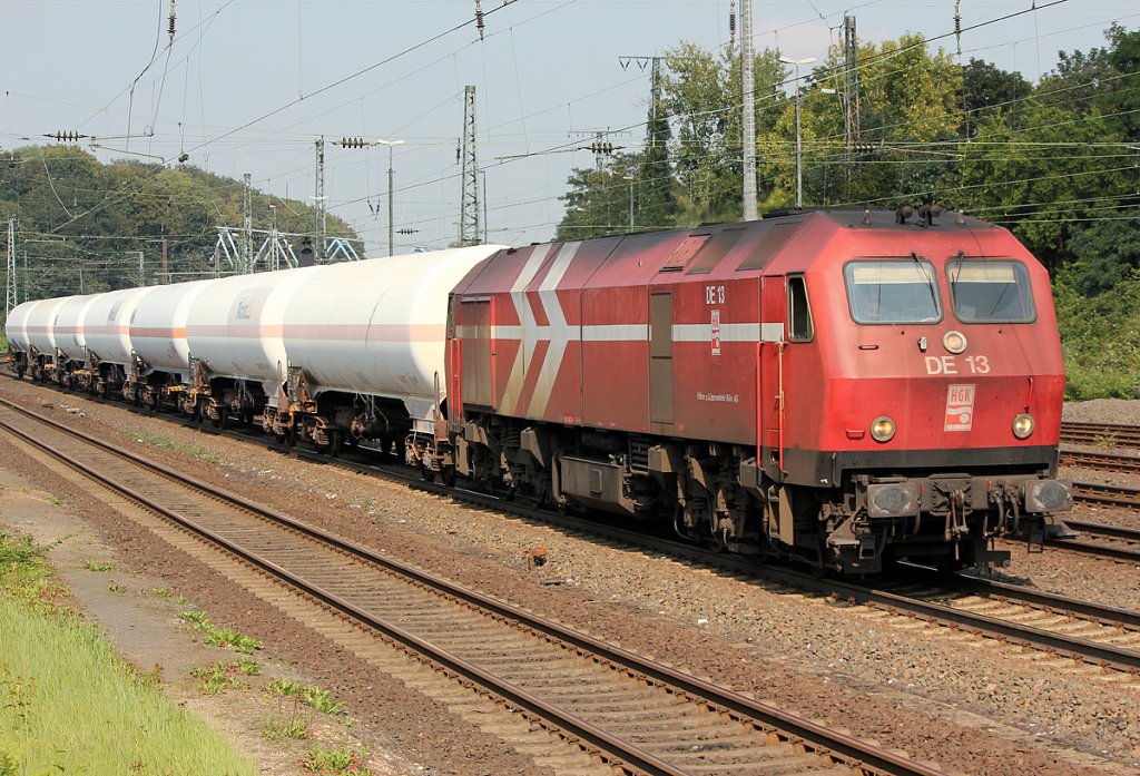 DE13 der HGK in Kln West am 01.09.2011