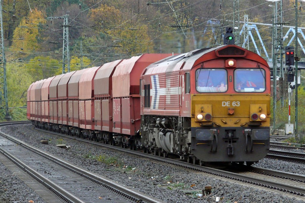 DE63 der HGK in Kln-West 5.11.2009