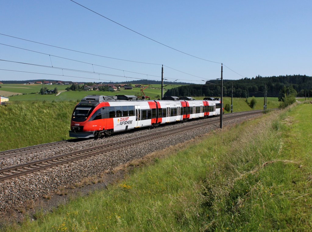 Der 4024 012 als REX am 16.06.2012 unterwegs bei Pndorf.