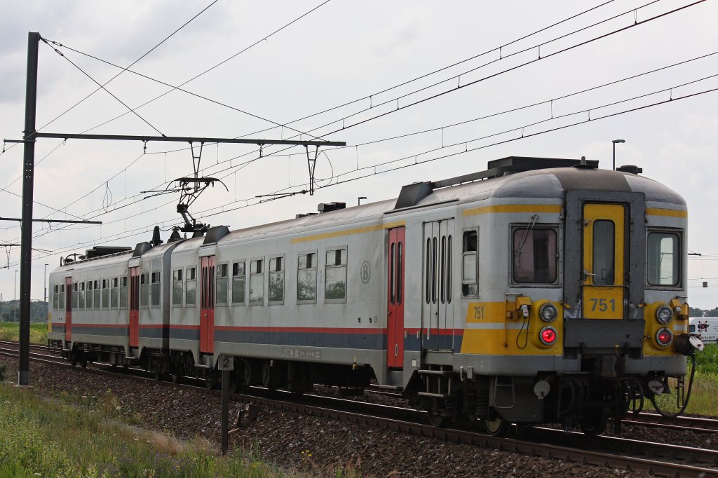 Der 751 am 12.7.12 bei Zeebr�gge