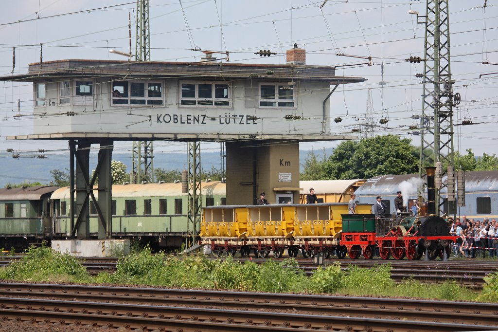 Der Adler am 2.6.12 bei der Lokparade in Koblenz-Ltzel.
