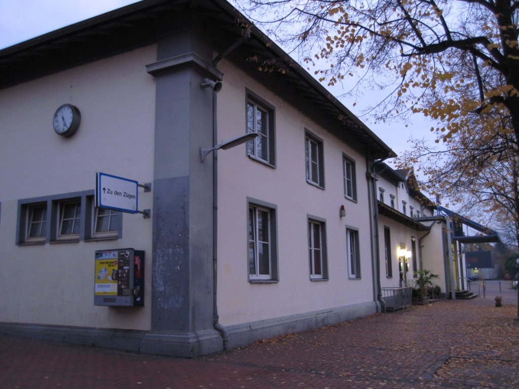 Der Bahnhof Bonn-Beuel.