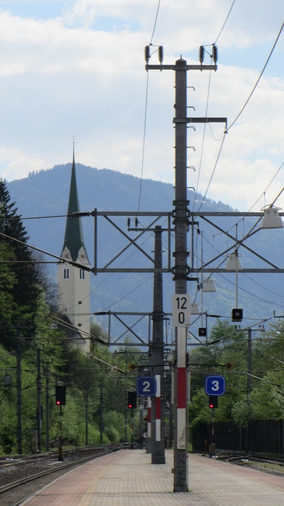 Der Bahnhof Kirchbichl.(2.5.2012)