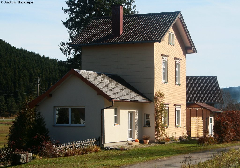 Der Bahnhof Schnenbach hat seit 1972 keinen Zug mehr gesehen 24.10.09