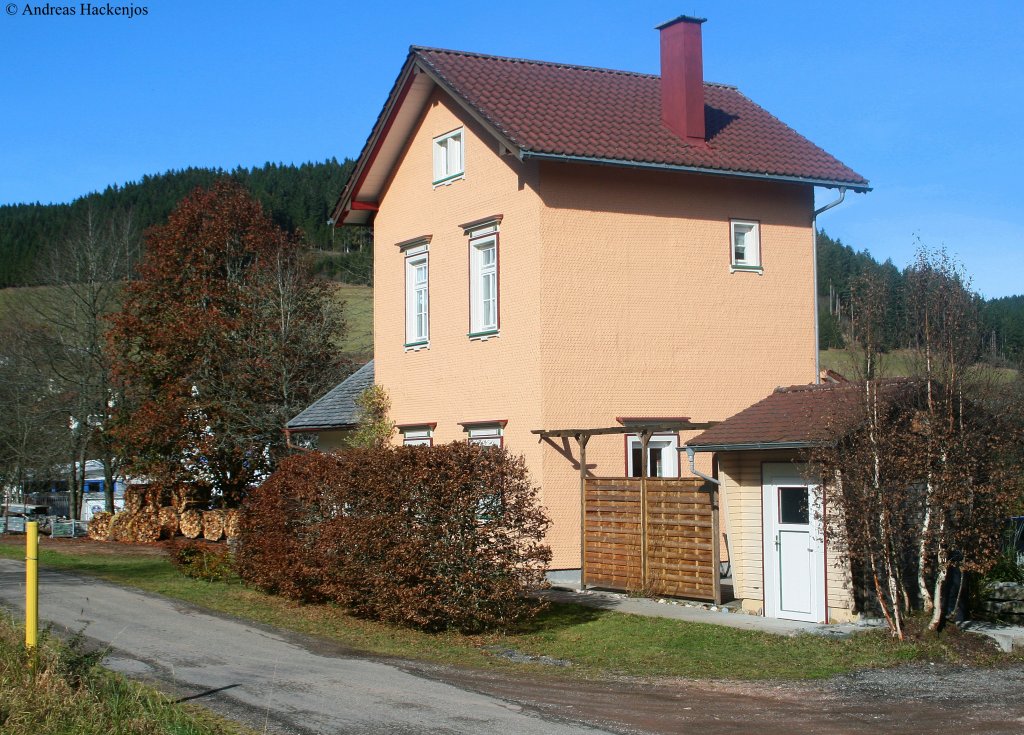 Der Bahnhof Schnenbach hat seit 1972 keinen Zug mehr gesehen 24.10.09