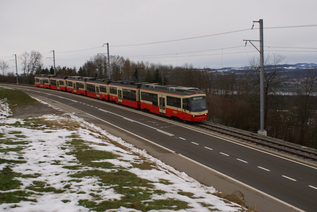 Der dritte Zug, der am 6.12.09 unterwegs war, bestand aus den Be 4/6 63, 62 und 69.