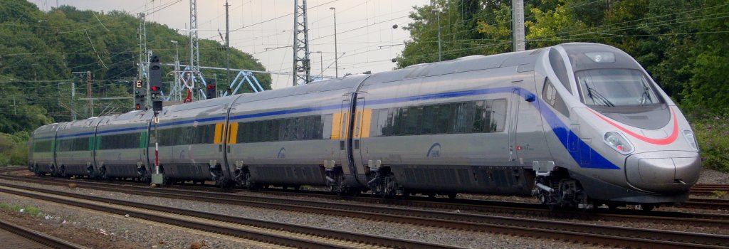 Der ETR 610 711-9 der SBB fuhr am 13.08.2010 durch Kln West.