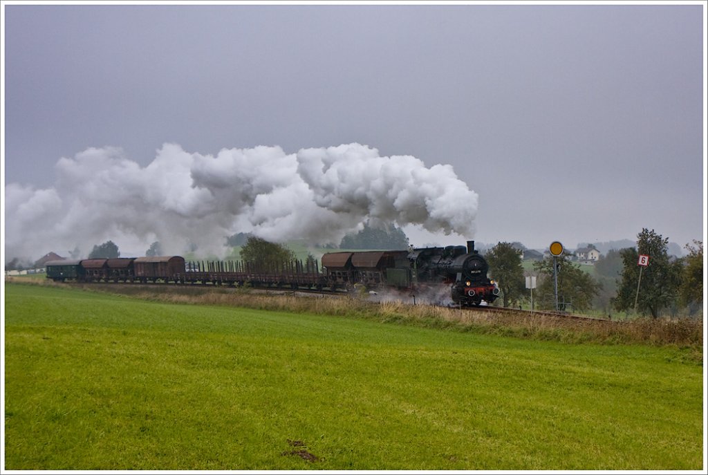 Der Fotog�terzug Z91140 nahe der EK Hausruck Richtung At