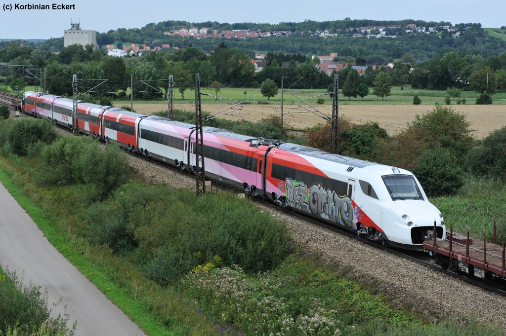 Der  FYRA  Triebzug nochmal im Detail, 11.08.2011