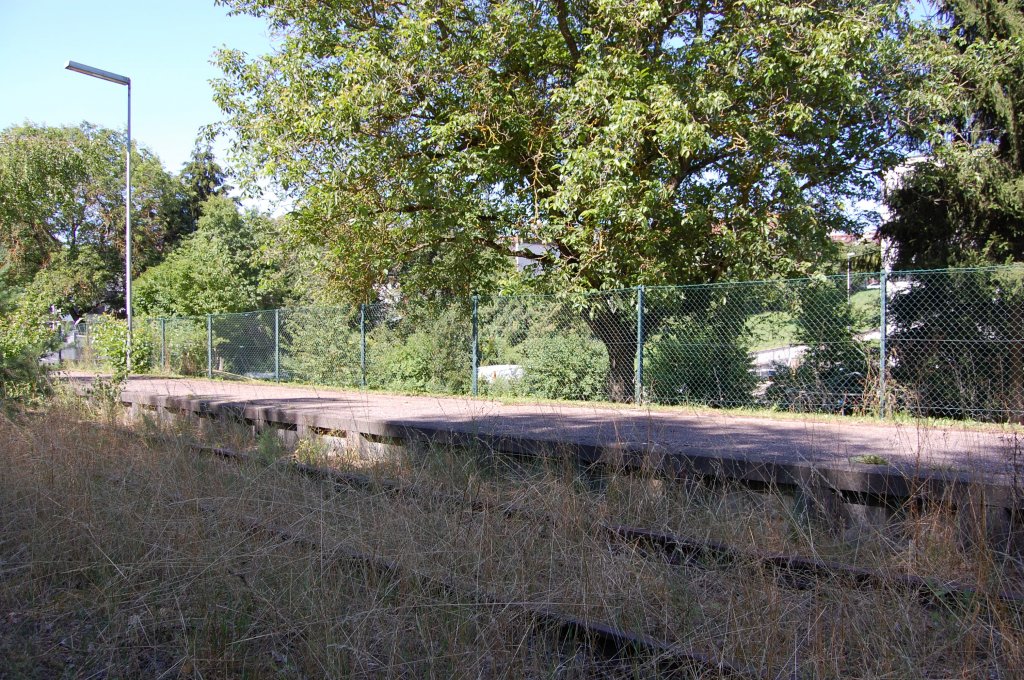 Der Haltepunkt Calw-Heumaden am 5. August 2013.