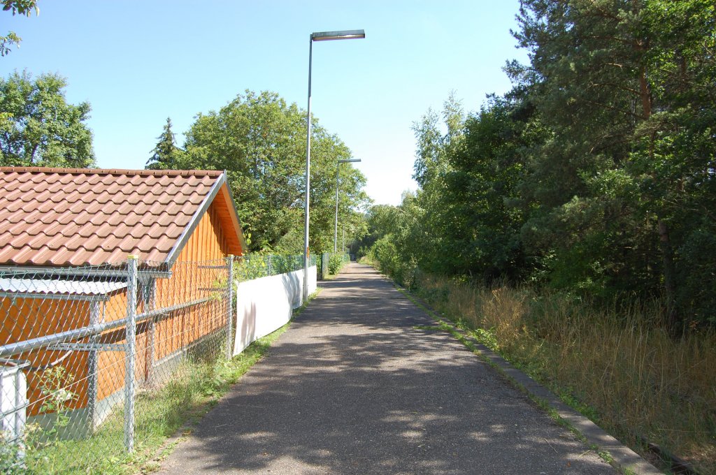 Der Haltepunkt Calw-Heumaden am 5. August 2013.