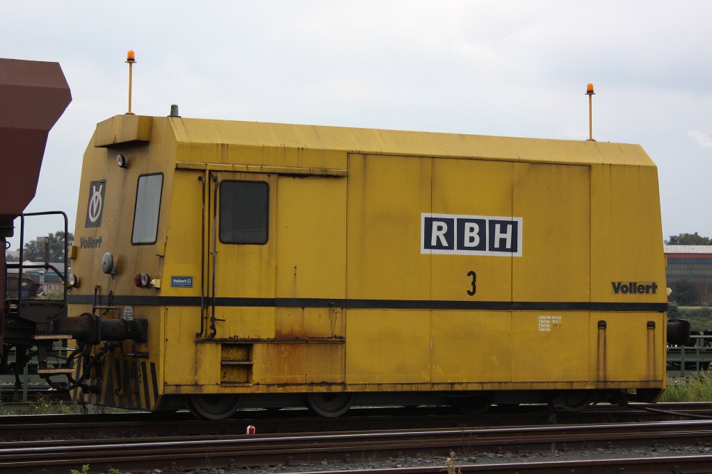 Der RBH Rangierroboter Nr 3 am 12.8.11 in Duisburg-Ruhrort Hafen.