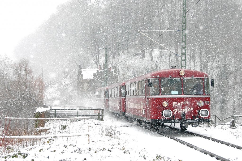 Der  Rote Flitzer  in Bad Wimpfen, 09.12.12