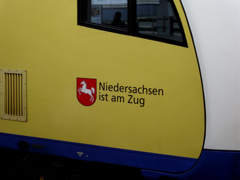 Der Schriftzug in Gro�aufnahme