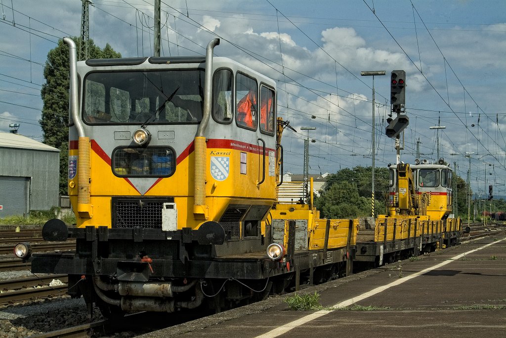 Der skl  Kassel  wartet im Neuwieder BF am 15.2.11 auf Ausfahrt.