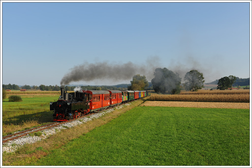 Der Stainzer Flascherlzug, aufgenommen am 25.9.2011 in Neudorf/Stainztal.