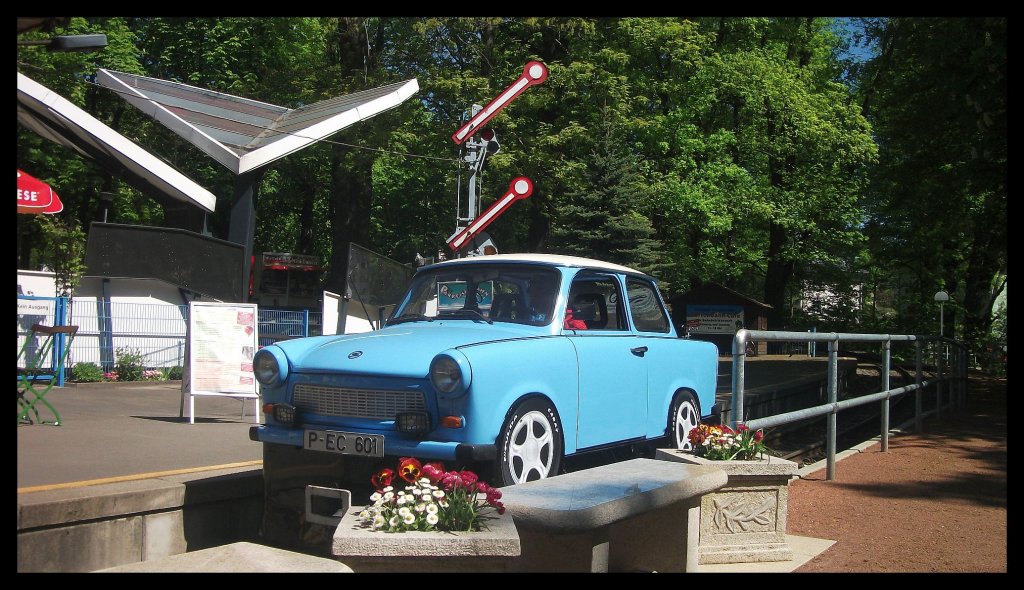 der Trabant auf Schienen. Parkeisenbahn Chemnitz 01.05.2011