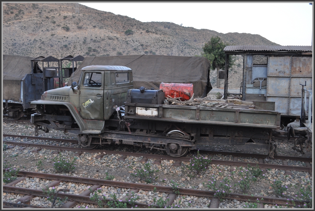 Der zweiachsige Ural in Nefasit. (01.02.2012)