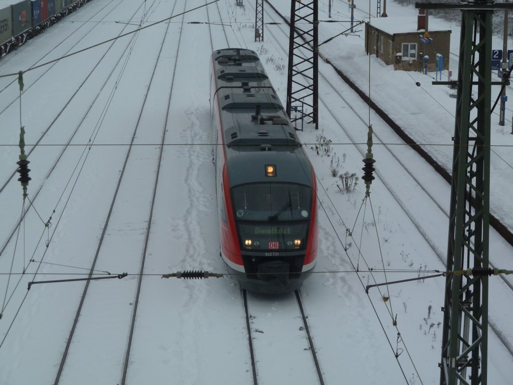 Desiro 642er rollt durch DD Friedrichstadt.
28.12.10