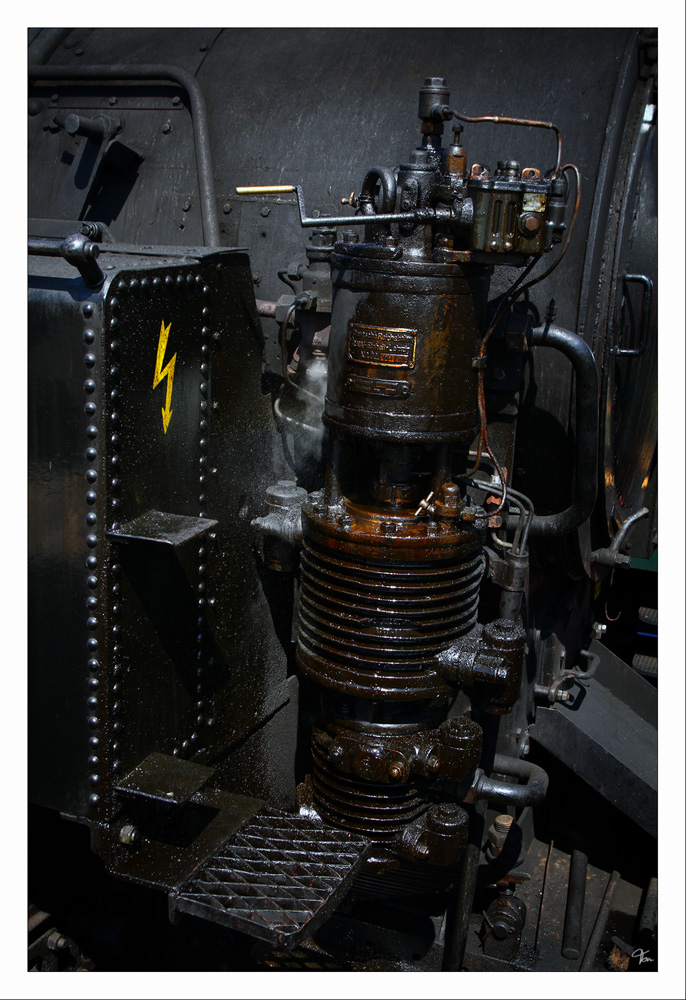 Detail der NbiK Dampflok 93 1332 
Ferlach 21.8.2011