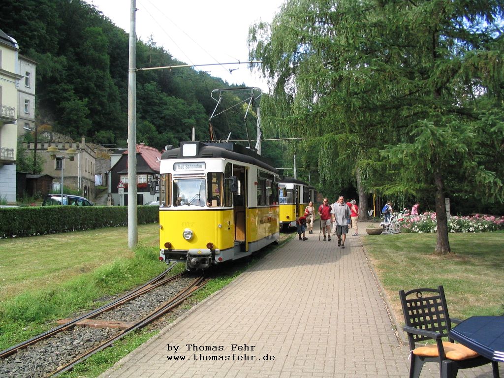 Deutschland / Stra�enbahn / Bad Schandau 15.07.2006