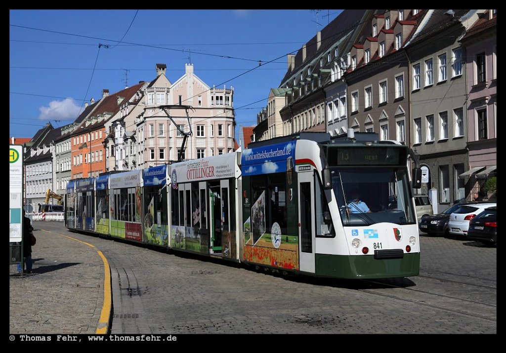 Deutschland - Augusburg, Haltestelle Ulrichsplatz - 16.10.2012