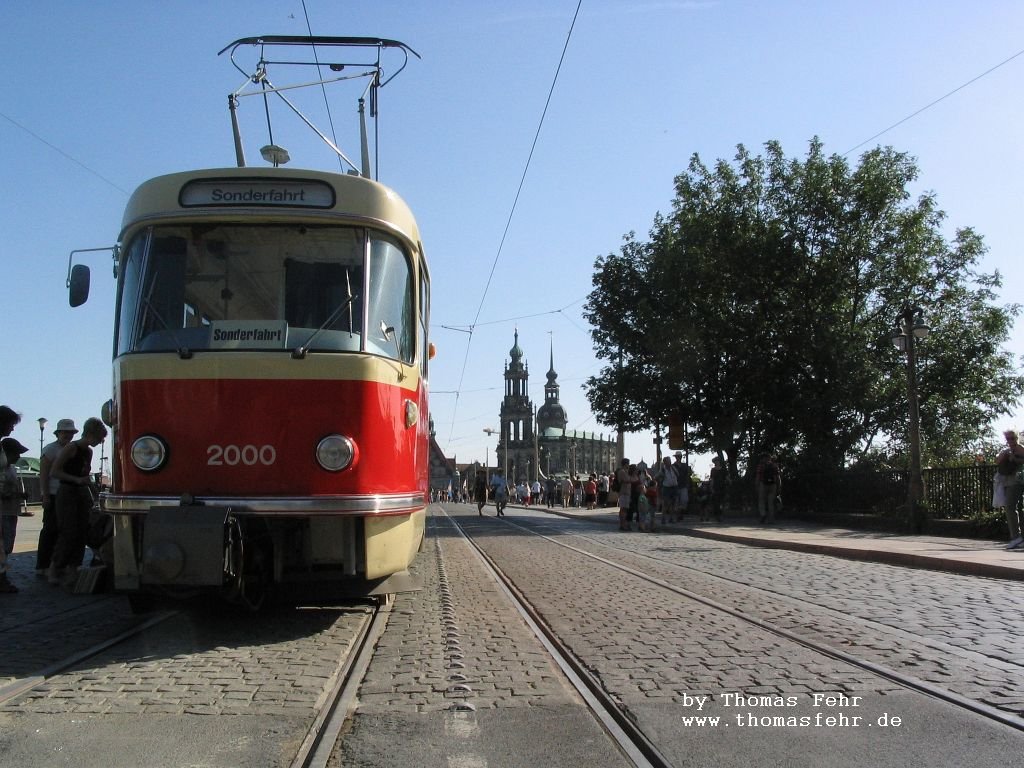 Deutschland - Dresden - Augustusbr�cke, 22.07.2006