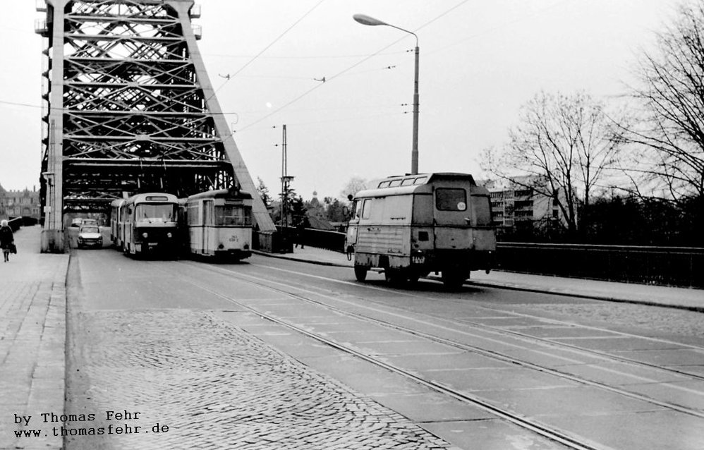 Deutschland - Dresden -  Blaues Wunder  1985