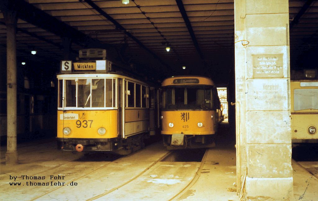 Deutschland - Dresden - Depot Mickten, 1985