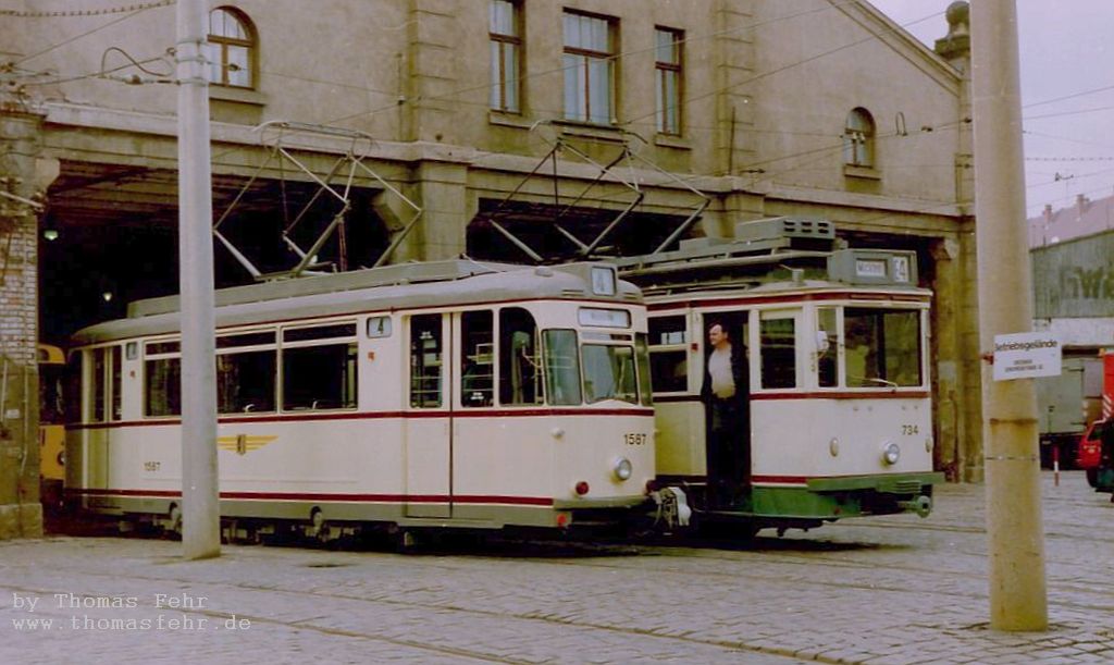 Deutschland - Dresden - Depot Mickten, 1991