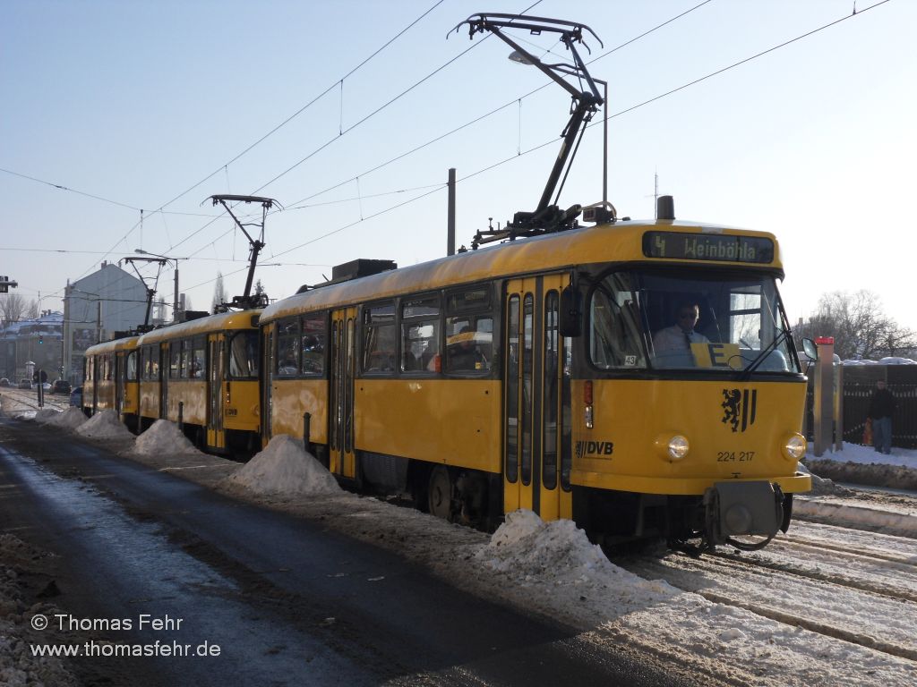Deutschland - Dresden - Haltestelle Oschatzer Str., 04.12.2010