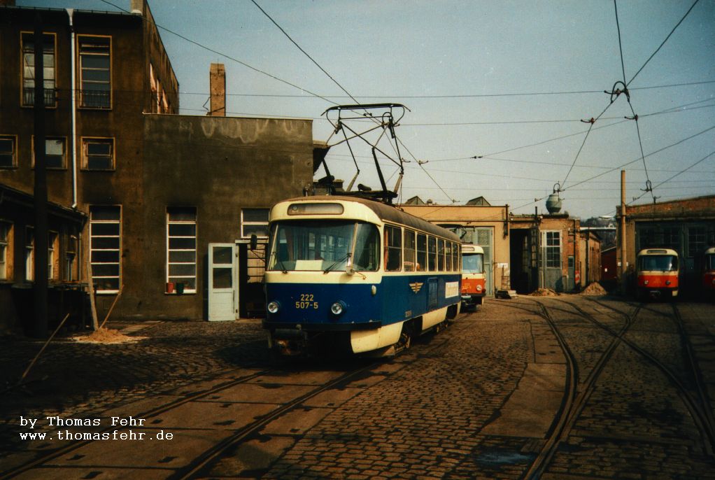 Deutschland - Dresden - Stadtrundfahrt - Depot Trachenberge 1991