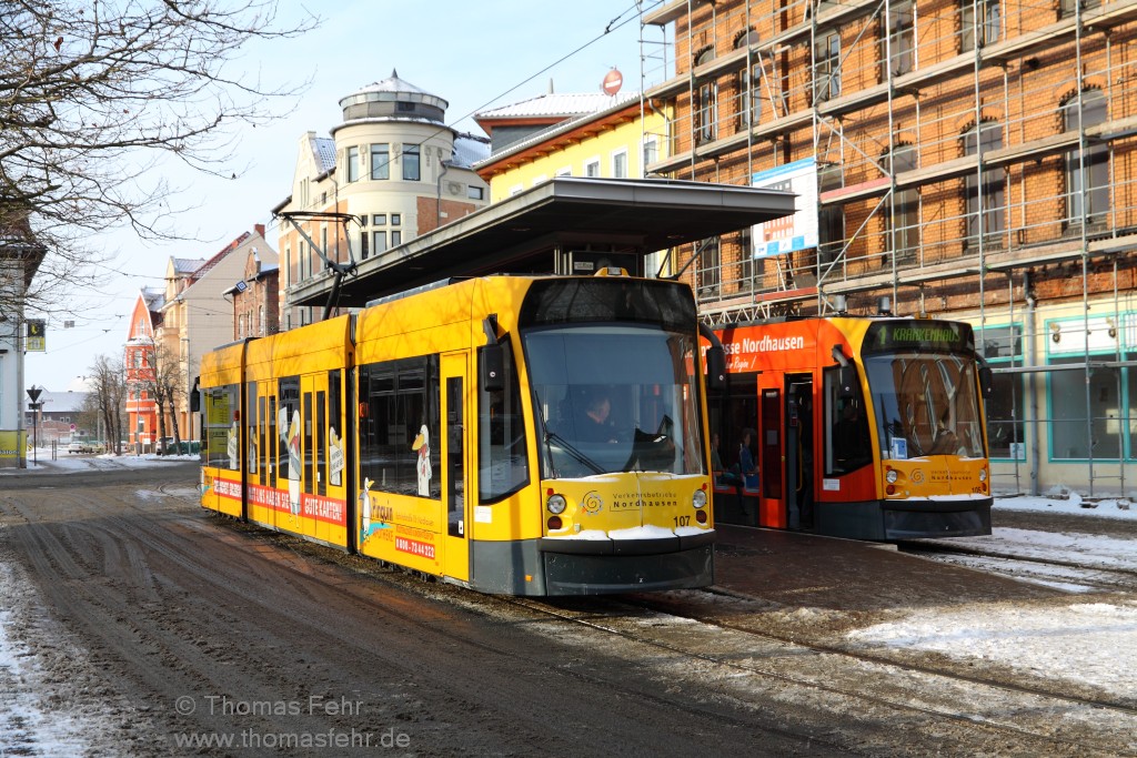 Deutschland - Nordhausen - Bahnhof, 02.12.2010