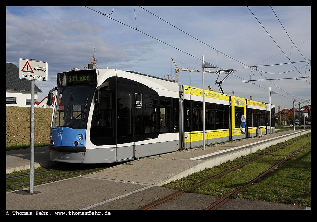 Deutschland - Ulm, Haltestelle B�fingen, 17.10.2012