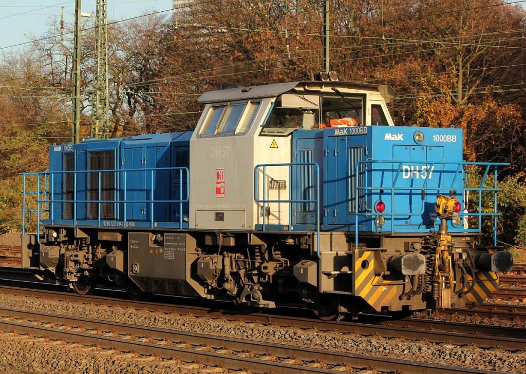 DH 57 der HGK Lz in Kln West am 30.11.2011