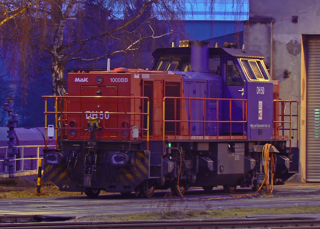 DH50 der HGK , abgestellt im BW Brhl Vochem am 6.2.2010