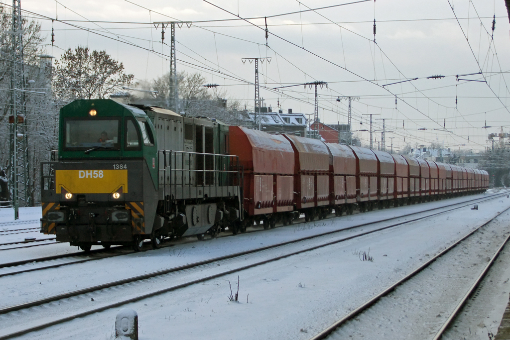 DH58 in Diensten der HGK in K�ln-West 18.12.2010
