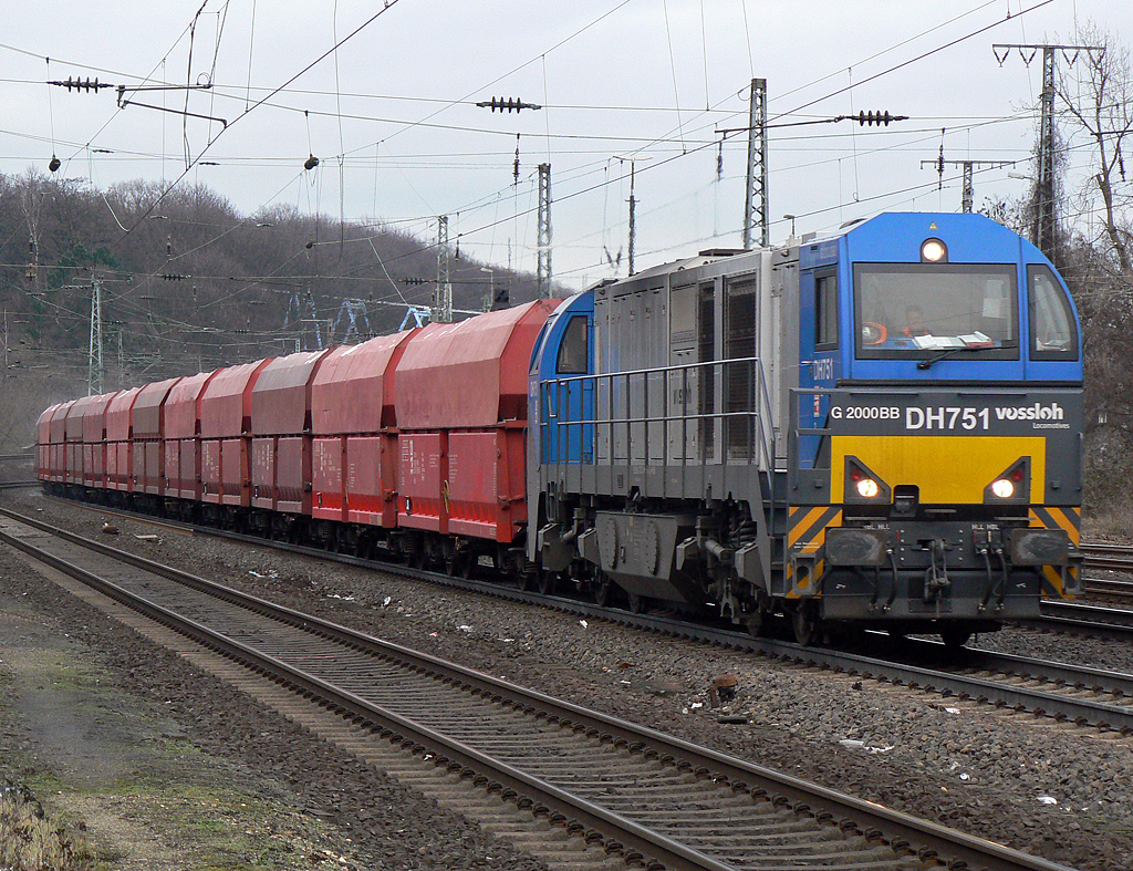 DH751 der HGK in Kln West am 17.01.2011
