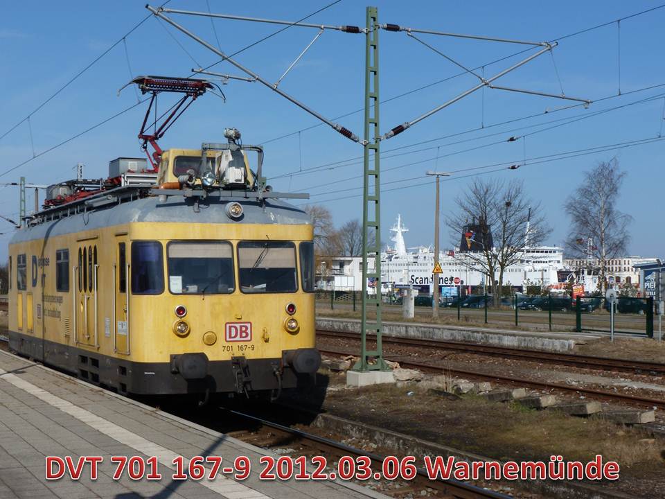 Diagnose VT
701 167-9
Fahrdrahtstrkemessung in Warnemnde