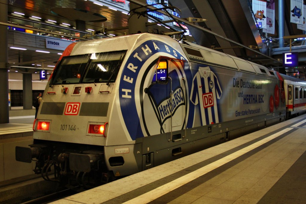 Die 101 144  Hertha BSC  war ebenfalls am 20.08.10 in Berlin anzutreffen.