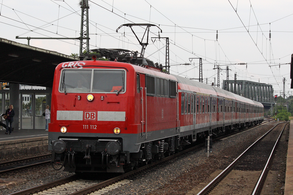 Die 111 112 in Kln Deutz am 13,08,10