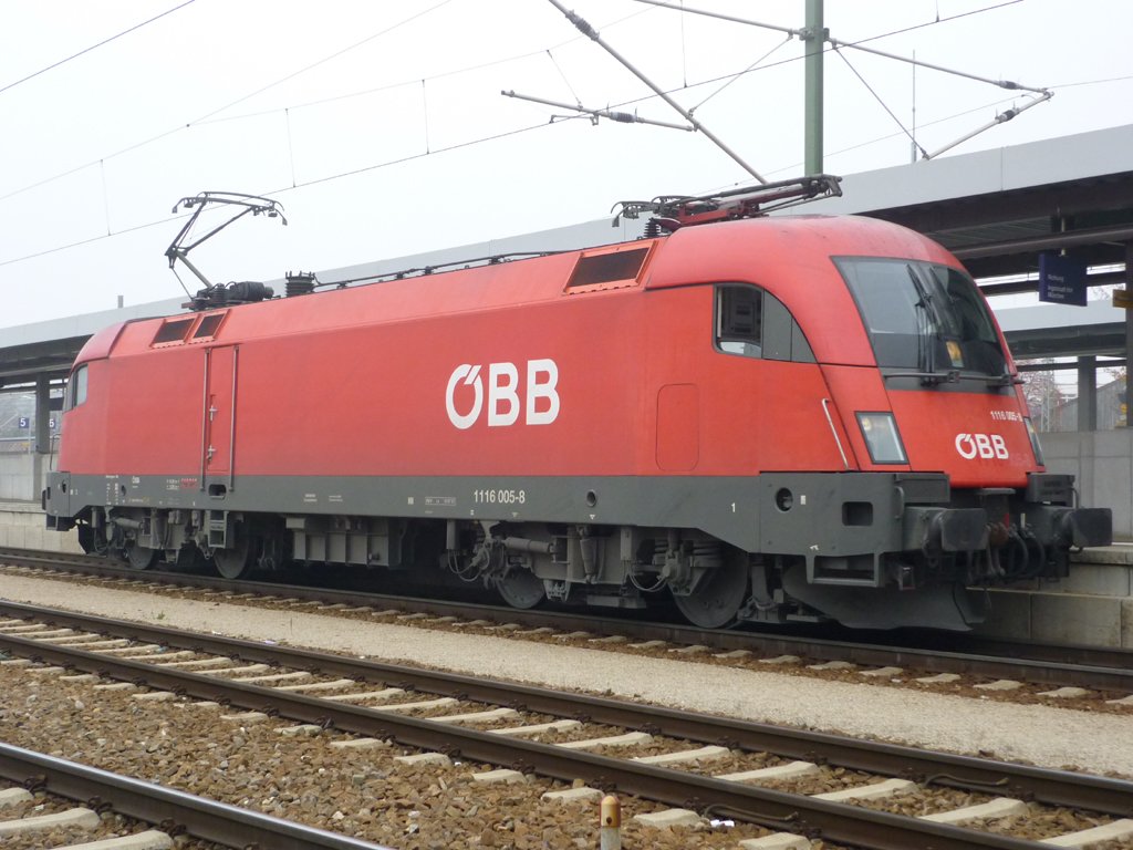 Die 1116 005-8 Ex EM Lokomotive sterreich konnte ich heute in Ingolstadt Nord Fotografieren.