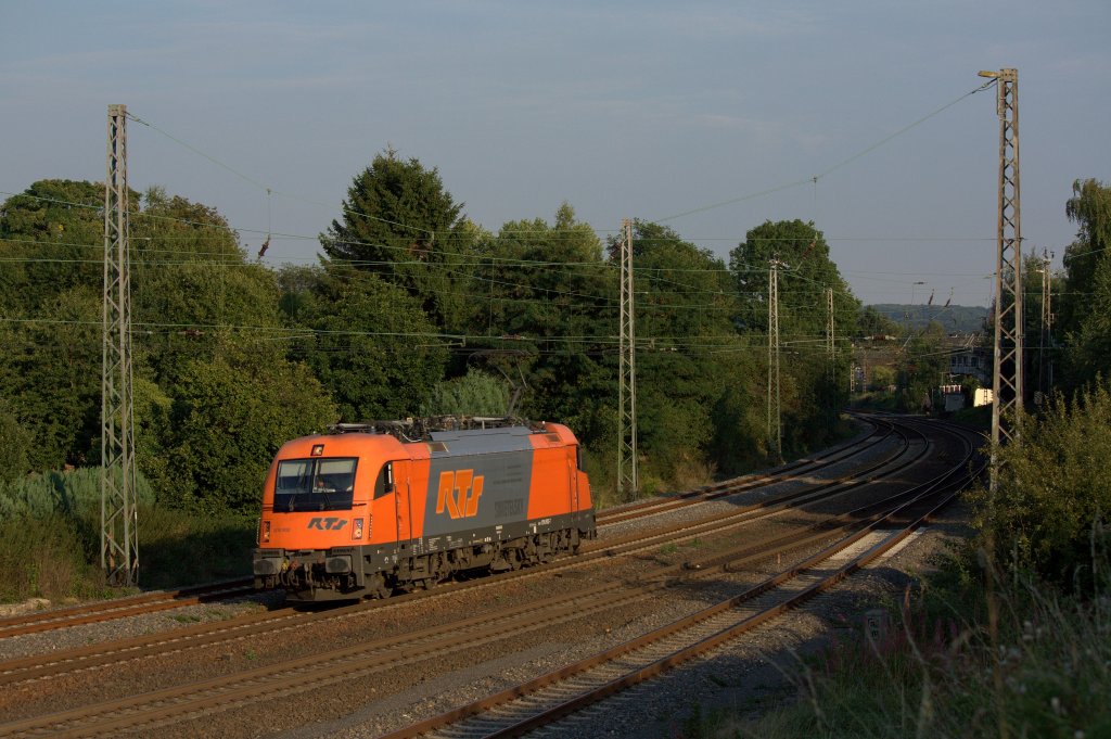 Die 1216 902 am 04.09.2012 in Eschweiler Hbf.