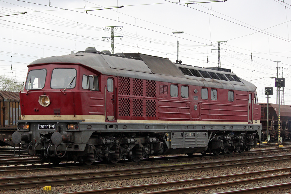Die 130 101-9 bei der Lokparade in Koblenz-Ltzel am 03,04,10